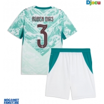 Portugal Ruben Dias #3 Gostujuci Dres za djecu SP 2026 Kratak Rukav (+ Kratke hlače)